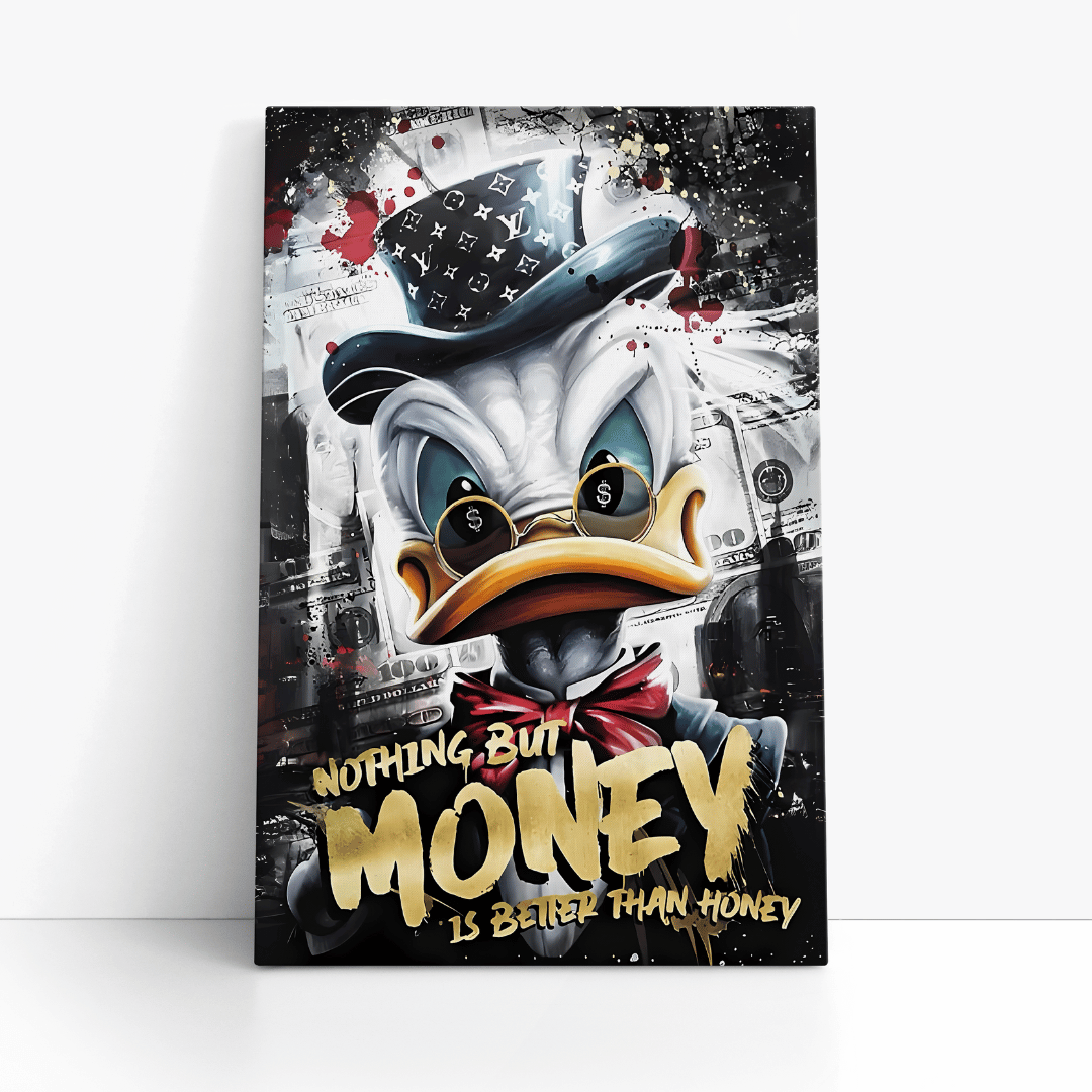Dollar Duck Canvas