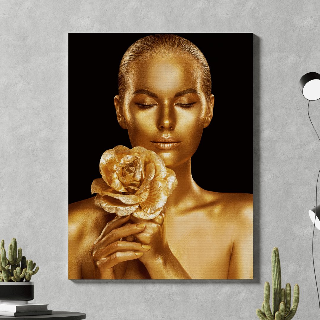 Golden Serenity Canvas