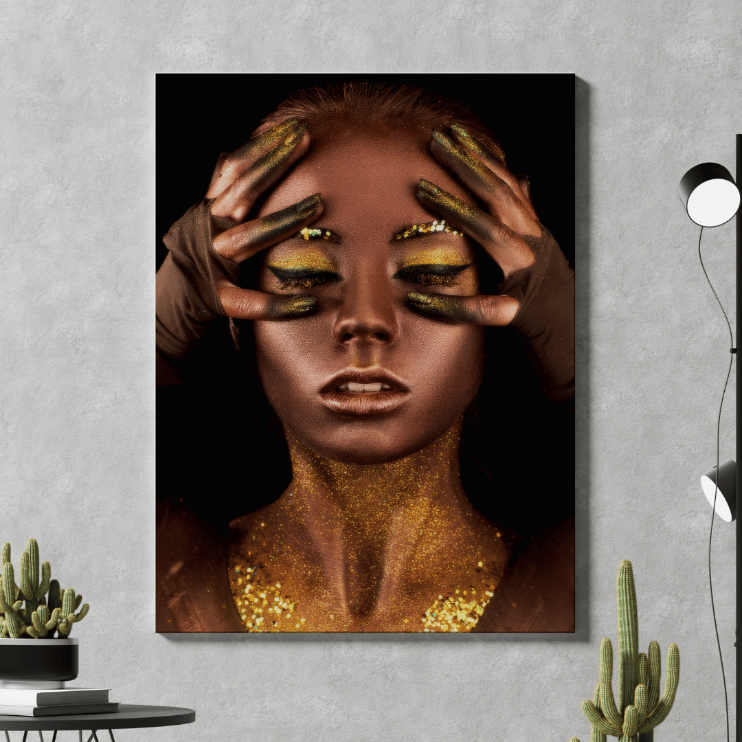 Golden Reverie Wall Canvas
