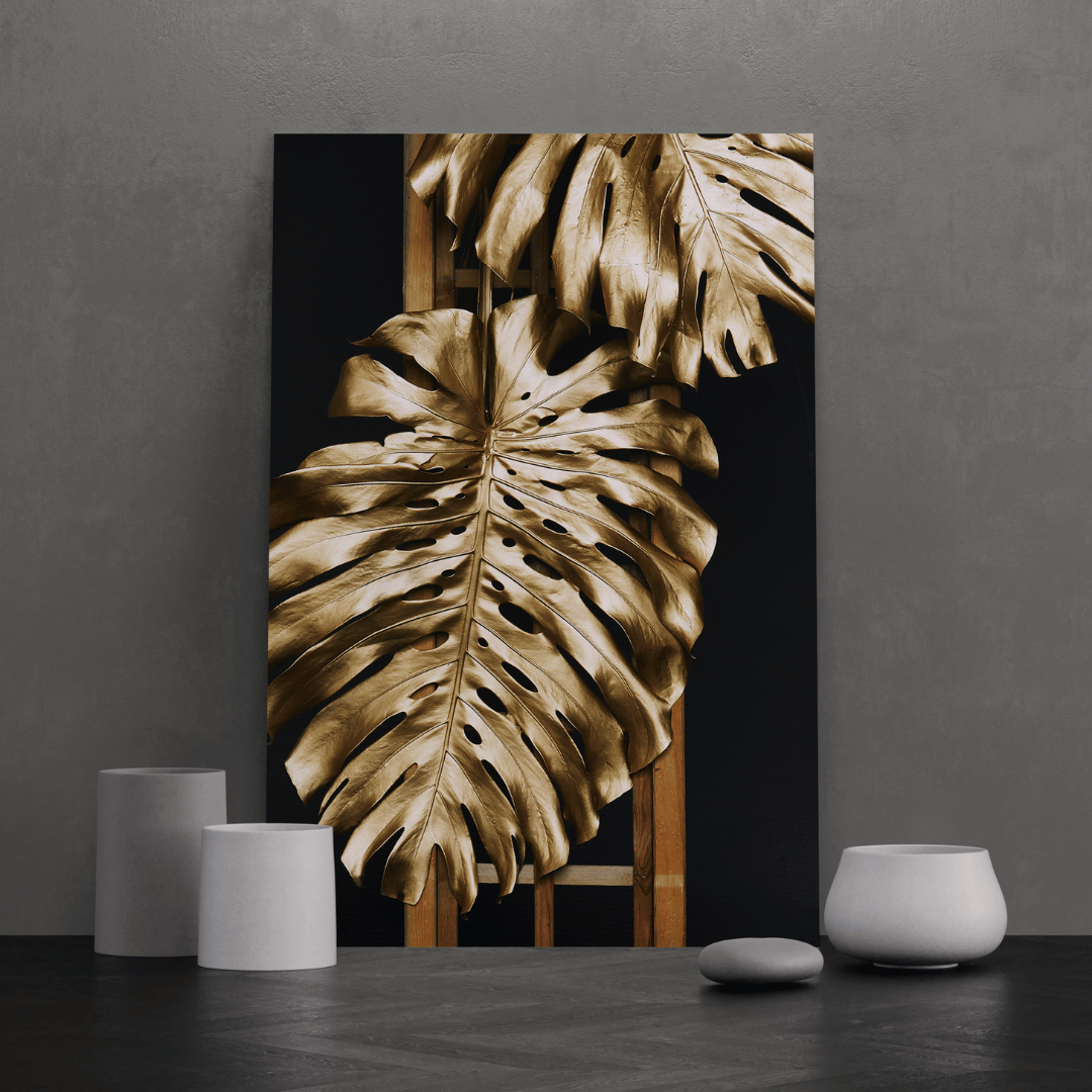 Golden Bloom Canvas