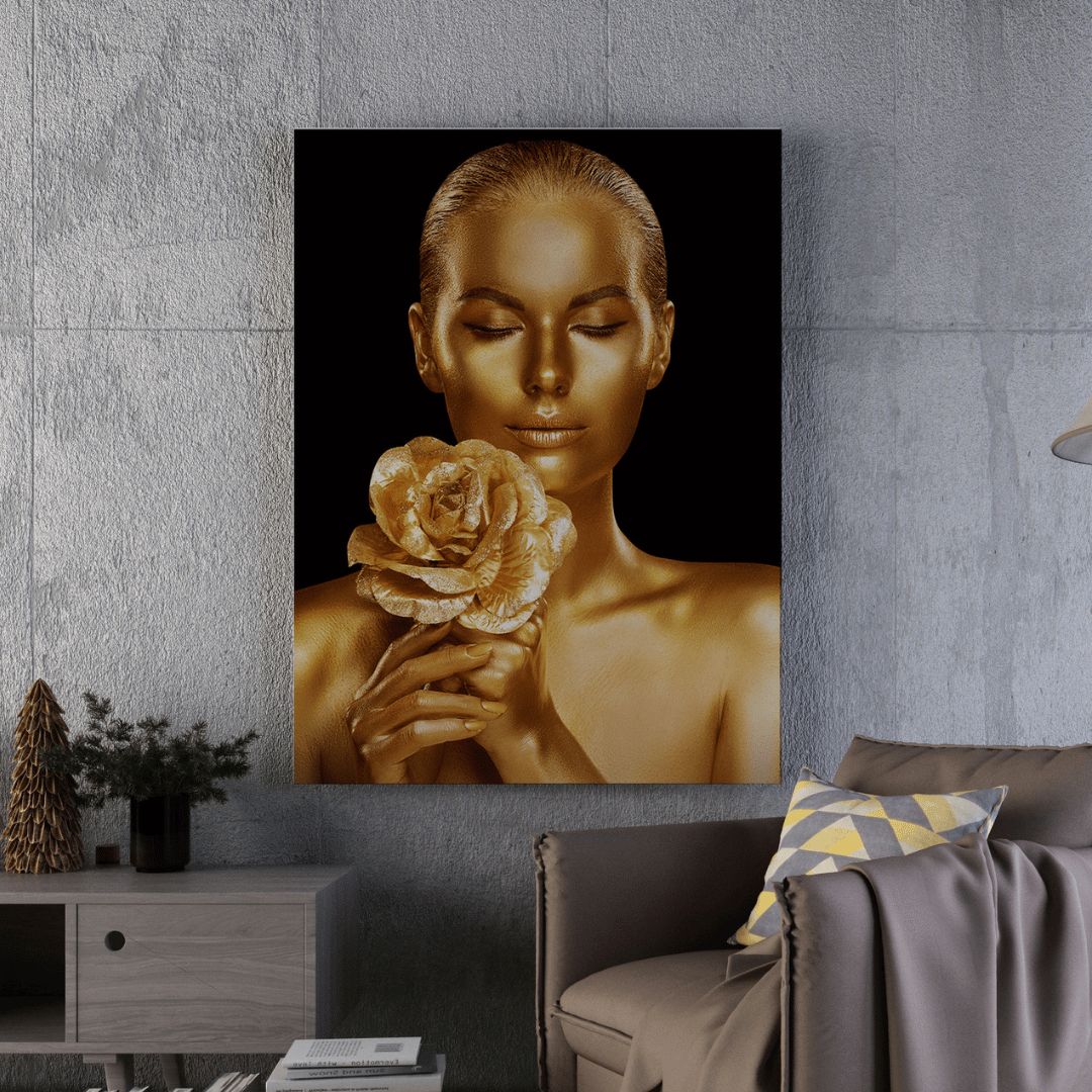 Golden Serenity Canvas