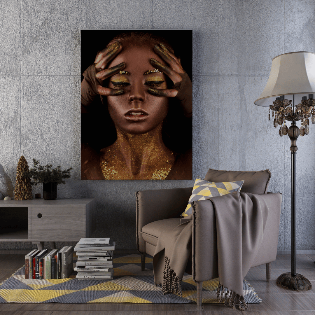 Golden Reverie Wall Canvas