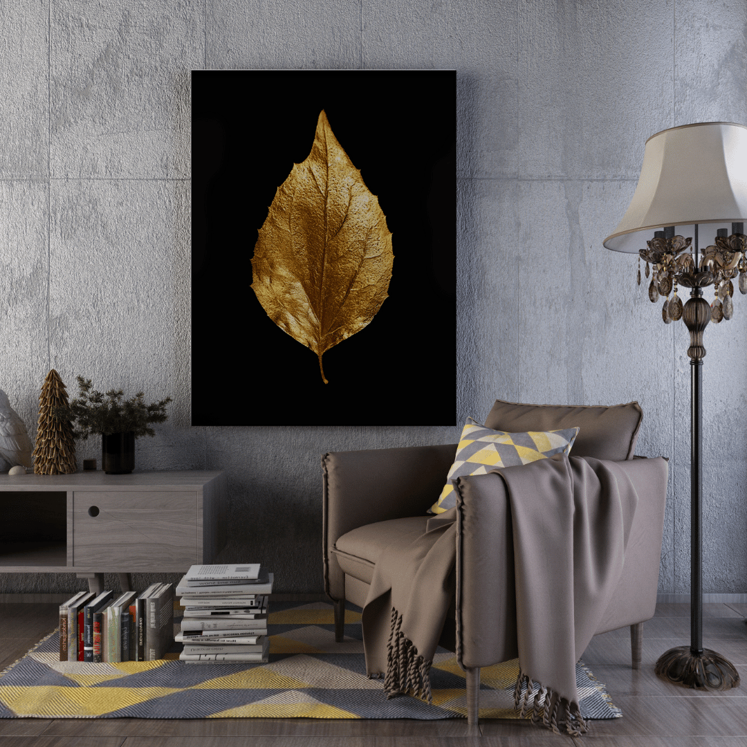 Golden Leaf Canvas