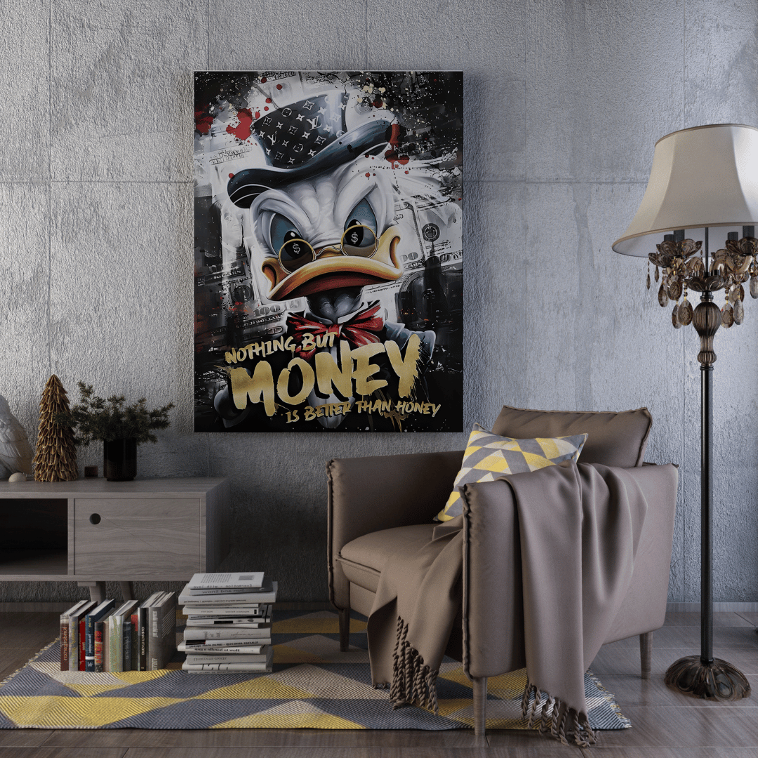 Dollar Duck Canvas