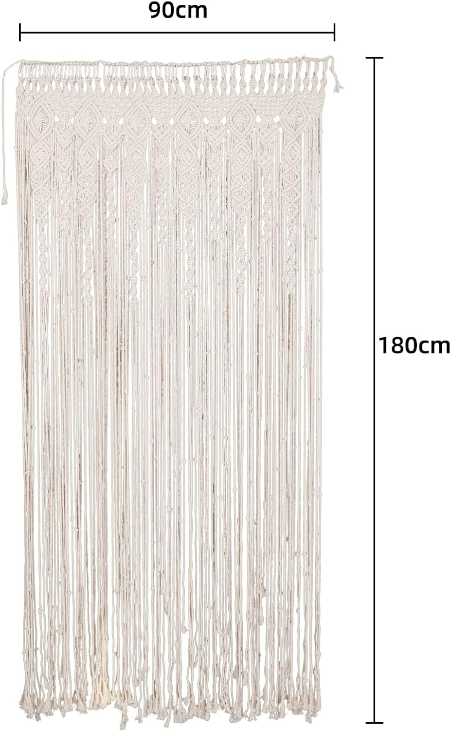 Macrame Handcrafted Boho draping ,Curtain