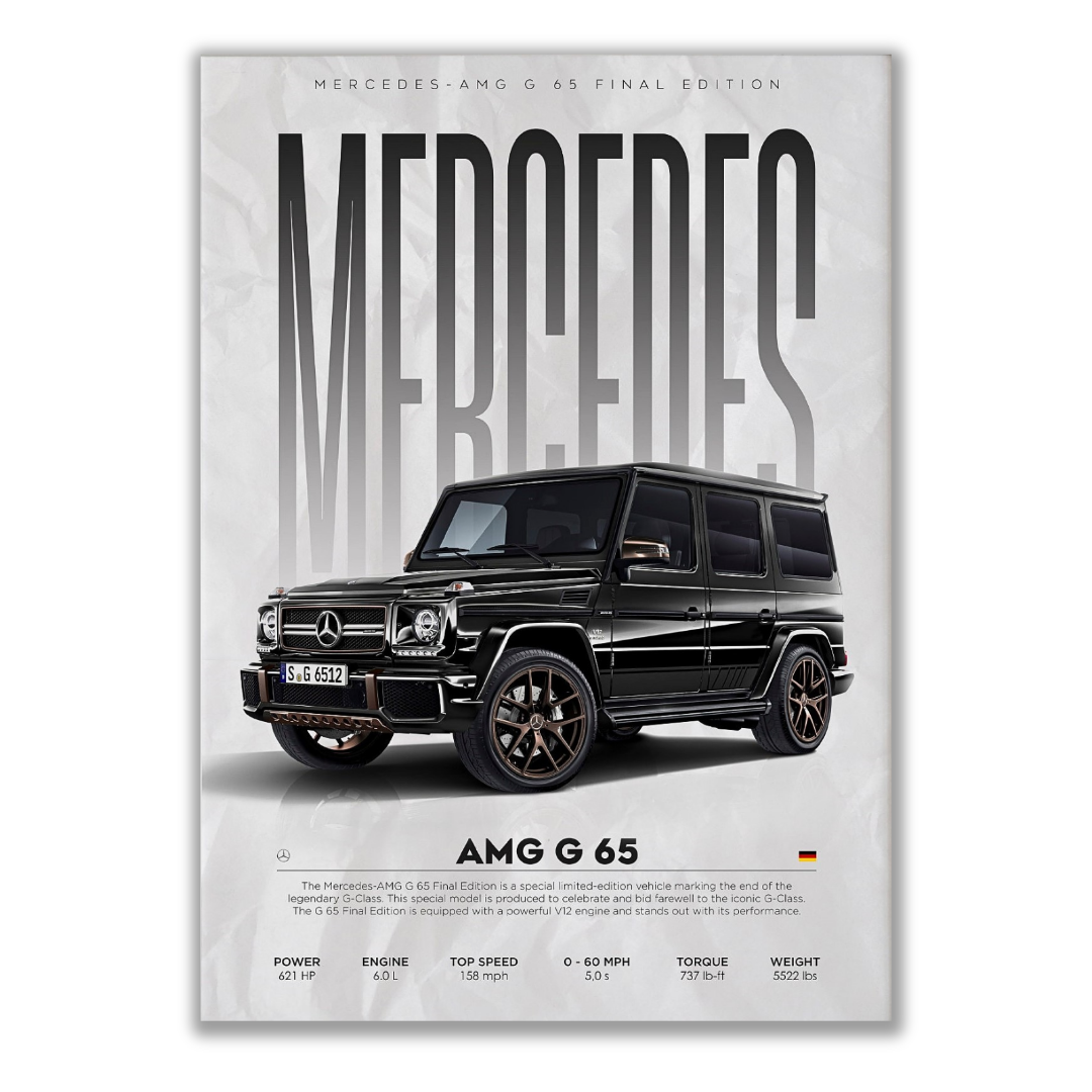 Mercedes-AMG G 65 Final Edition Canvas
