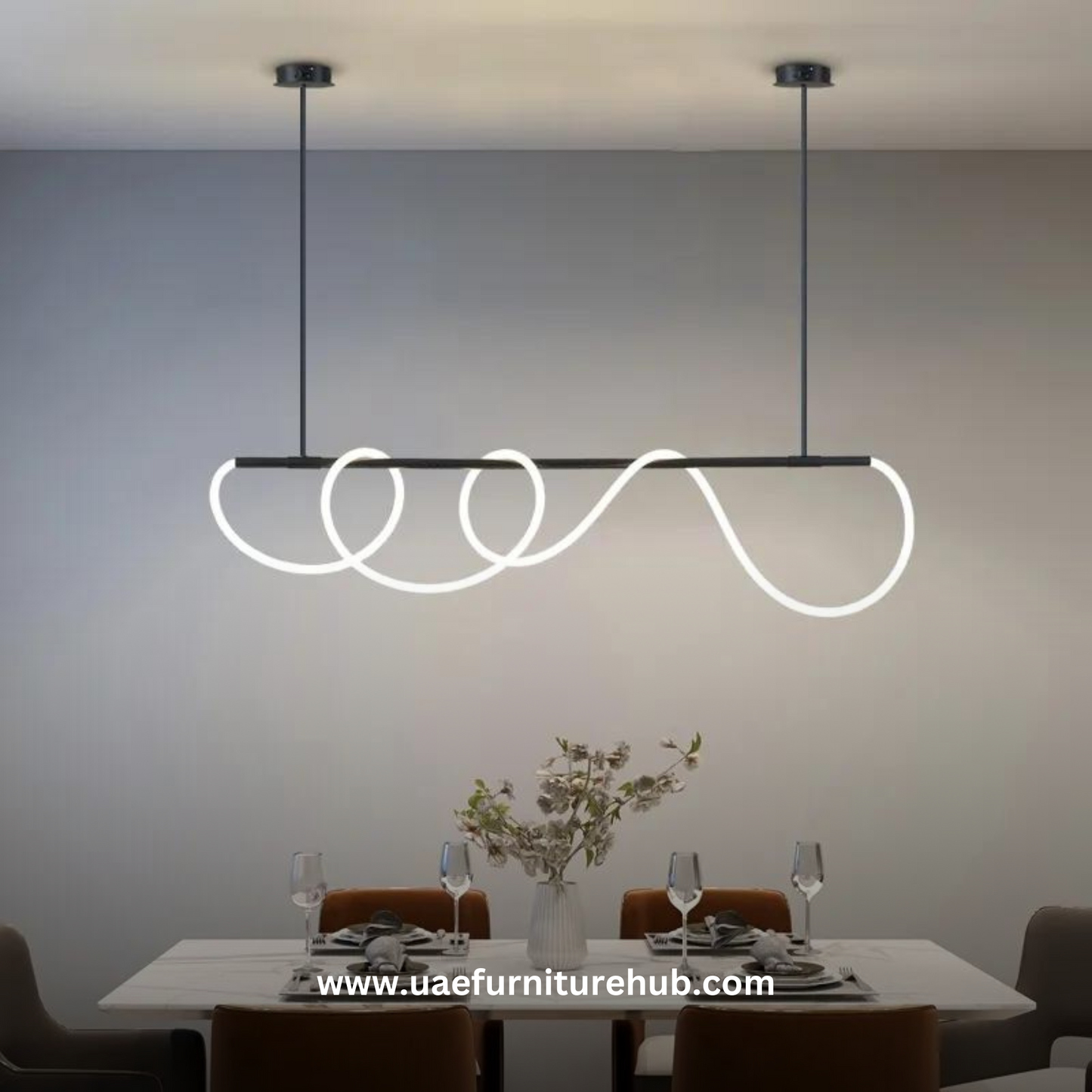Modern Movable Long Hose Led Ceiling Chandelier