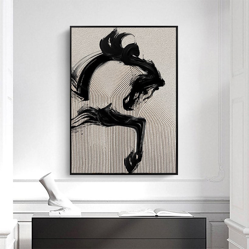 Horse Modern Canvas Abstract