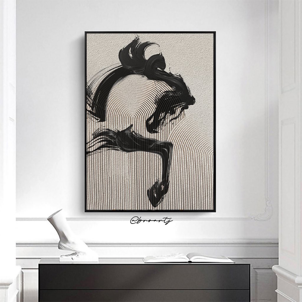 Horse Modern Canvas Abstract