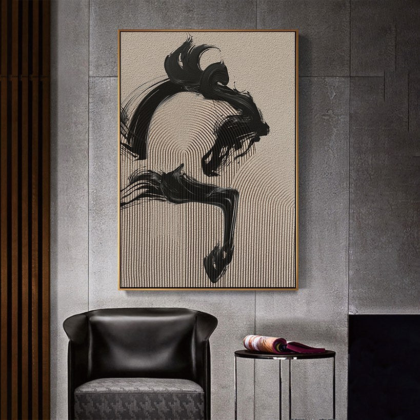 Horse Modern Canvas Abstract