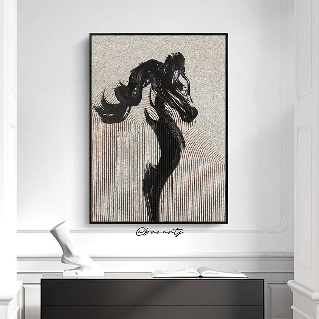 Horse Modern Canvas Abstract