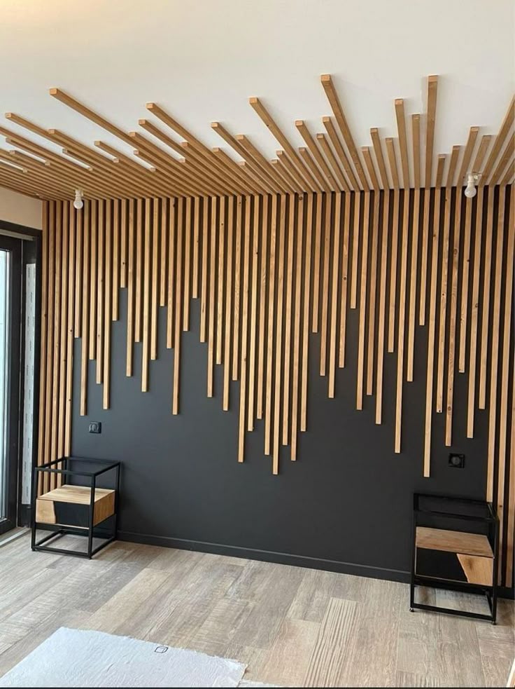 wooden slats