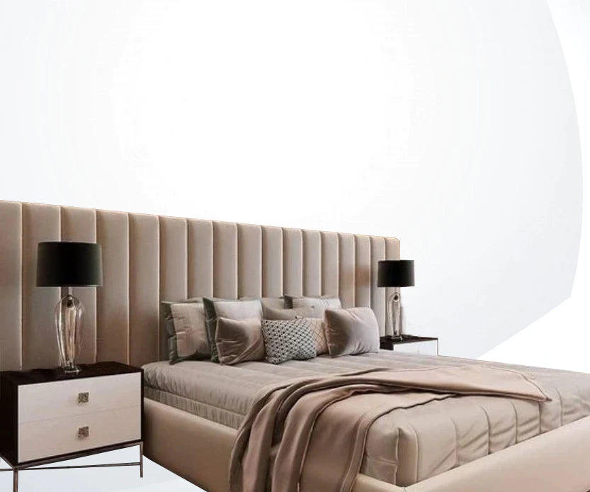 Cozy Luxury HeadBoard Bed