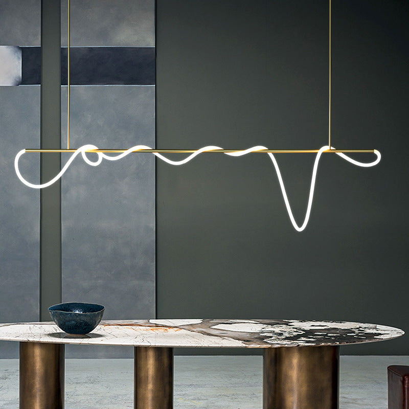 Modern Movable Long Hose Led Ceiling Chandelier