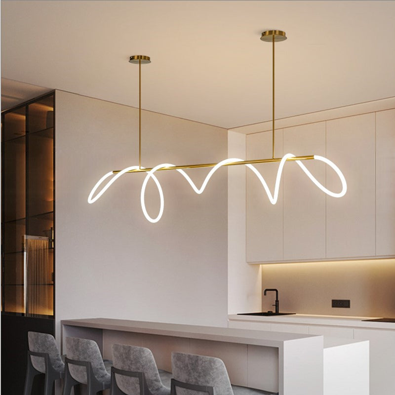 Modern Movable Long Hose Led Ceiling Chandelier
