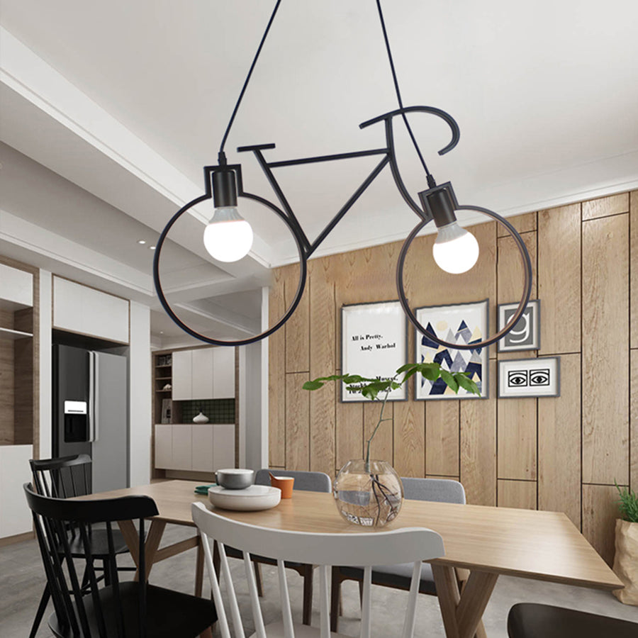 Retro Bicycle Chandelier