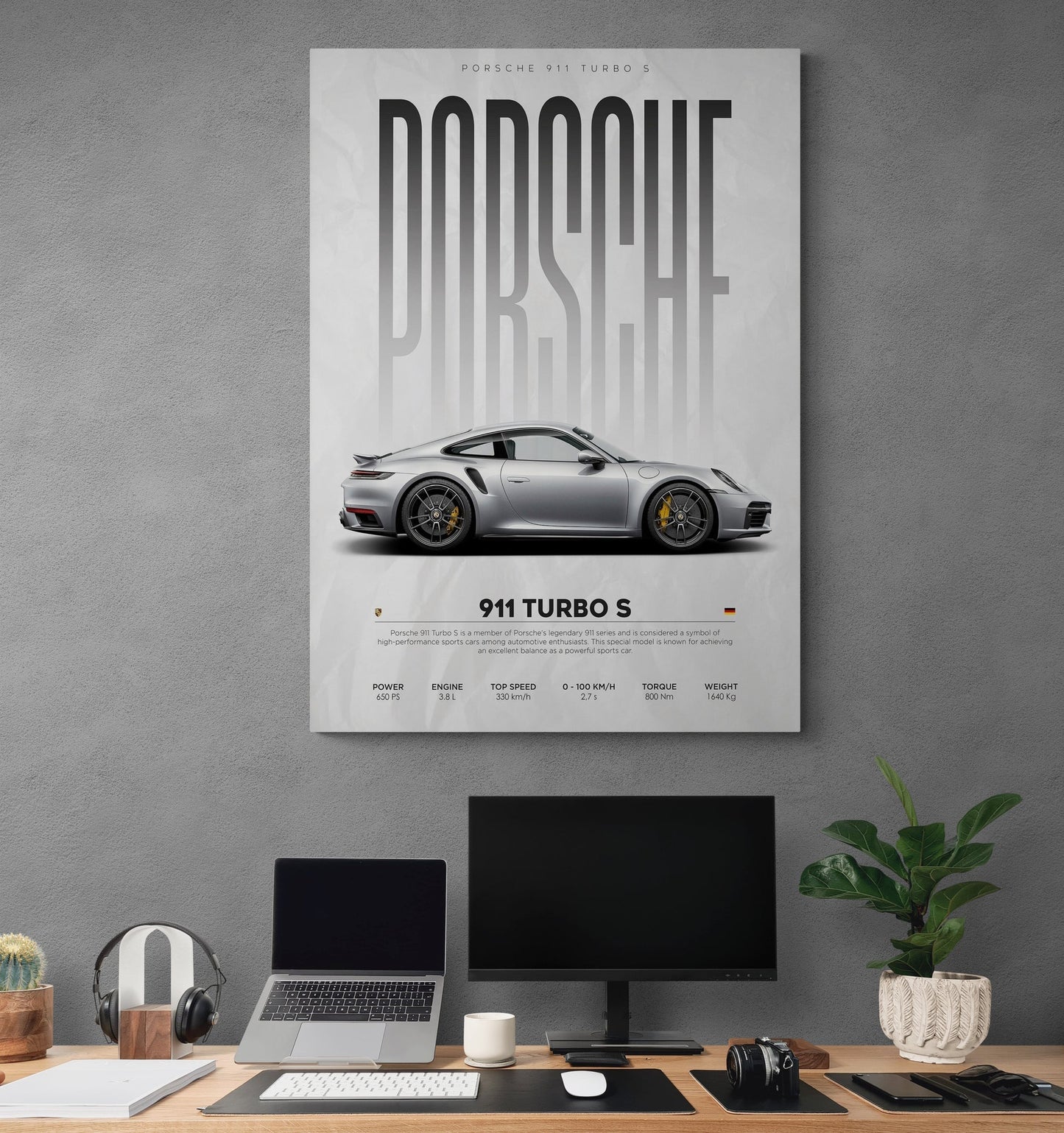 Porsche 911 Turbo S Canvas