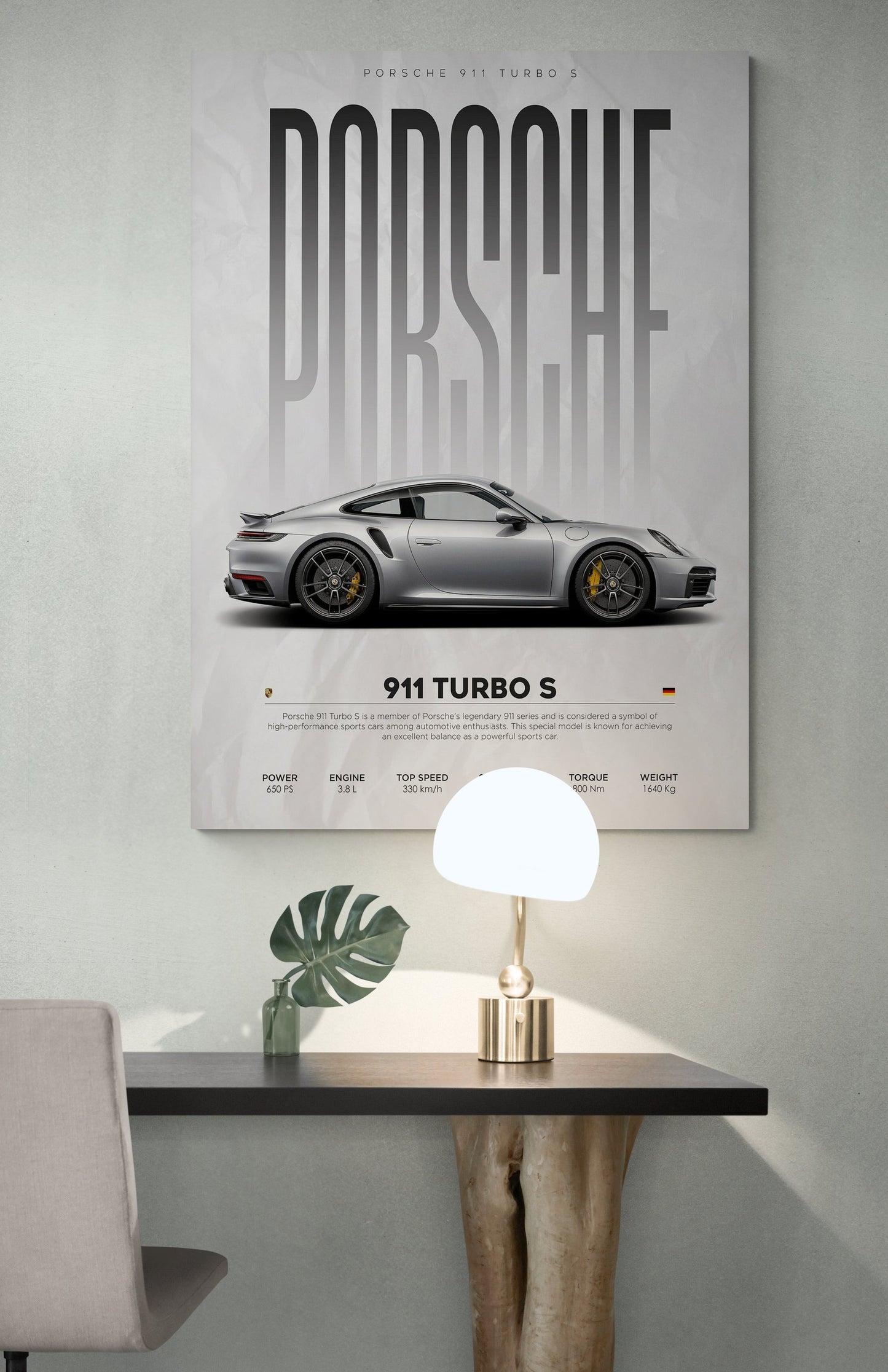 Porsche 911 Turbo S Canvas
