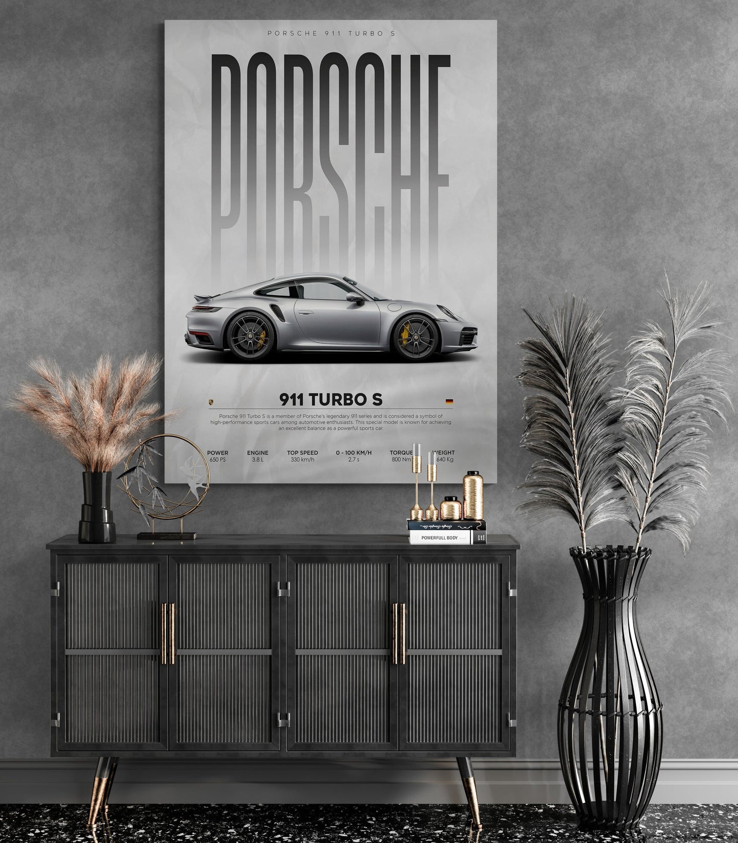 Porsche 911 Turbo S Canvas