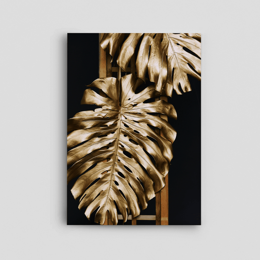 Golden Bloom Canvas