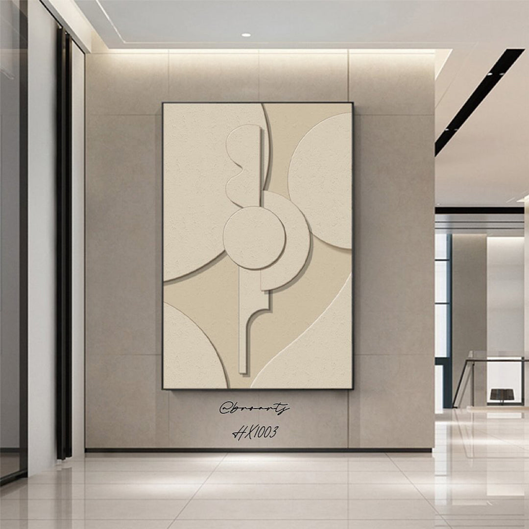 Modern Cream Minimalist Abstract