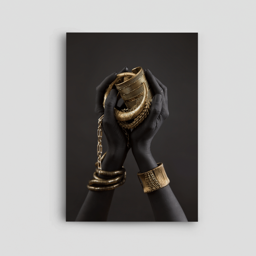 The Golden Embrace Canvas