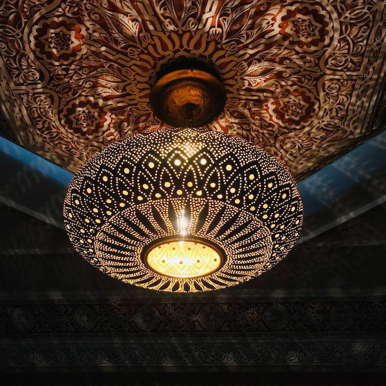 Moroccan lamp, lampshade lighting, art deco lamp