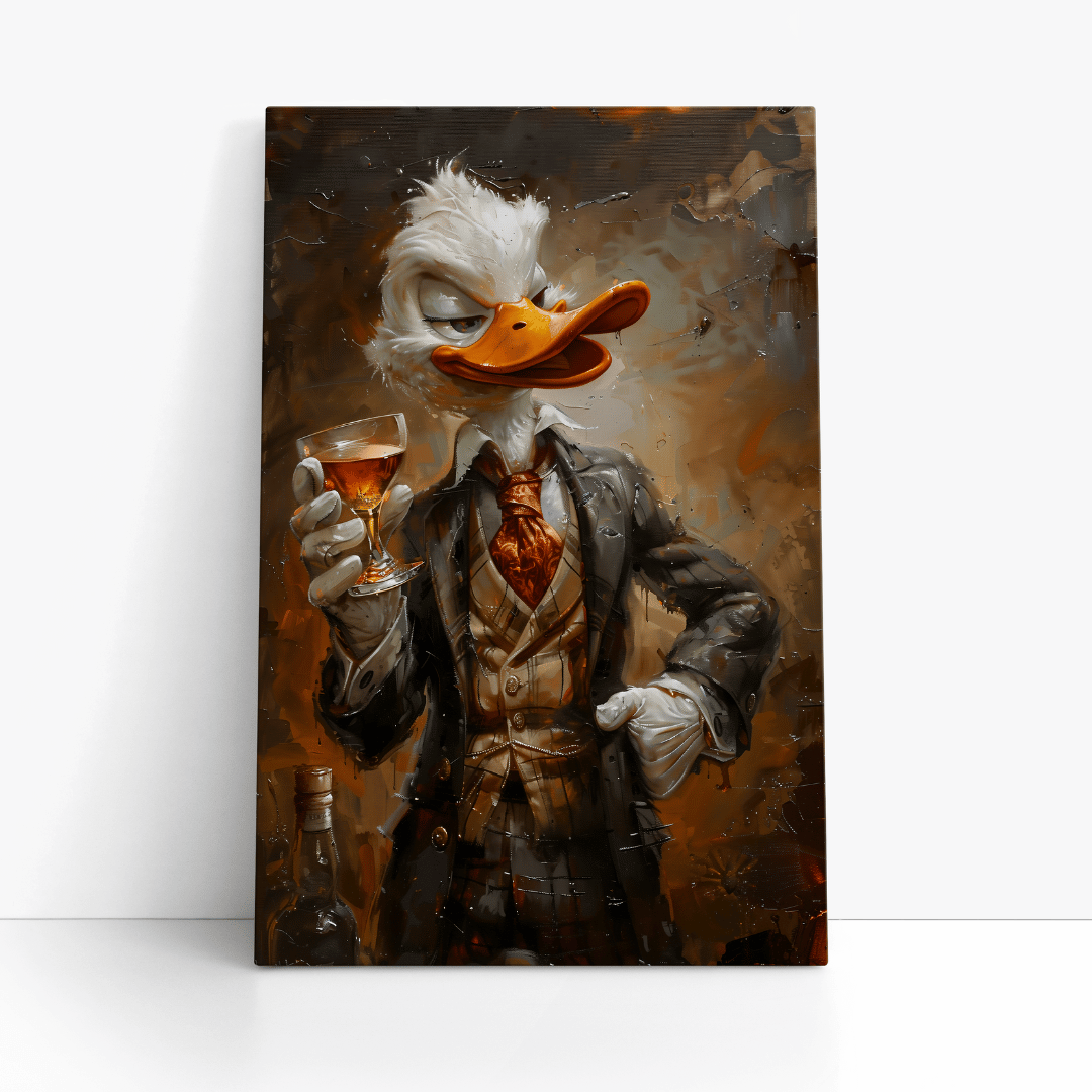 High Society Duck Canvas
