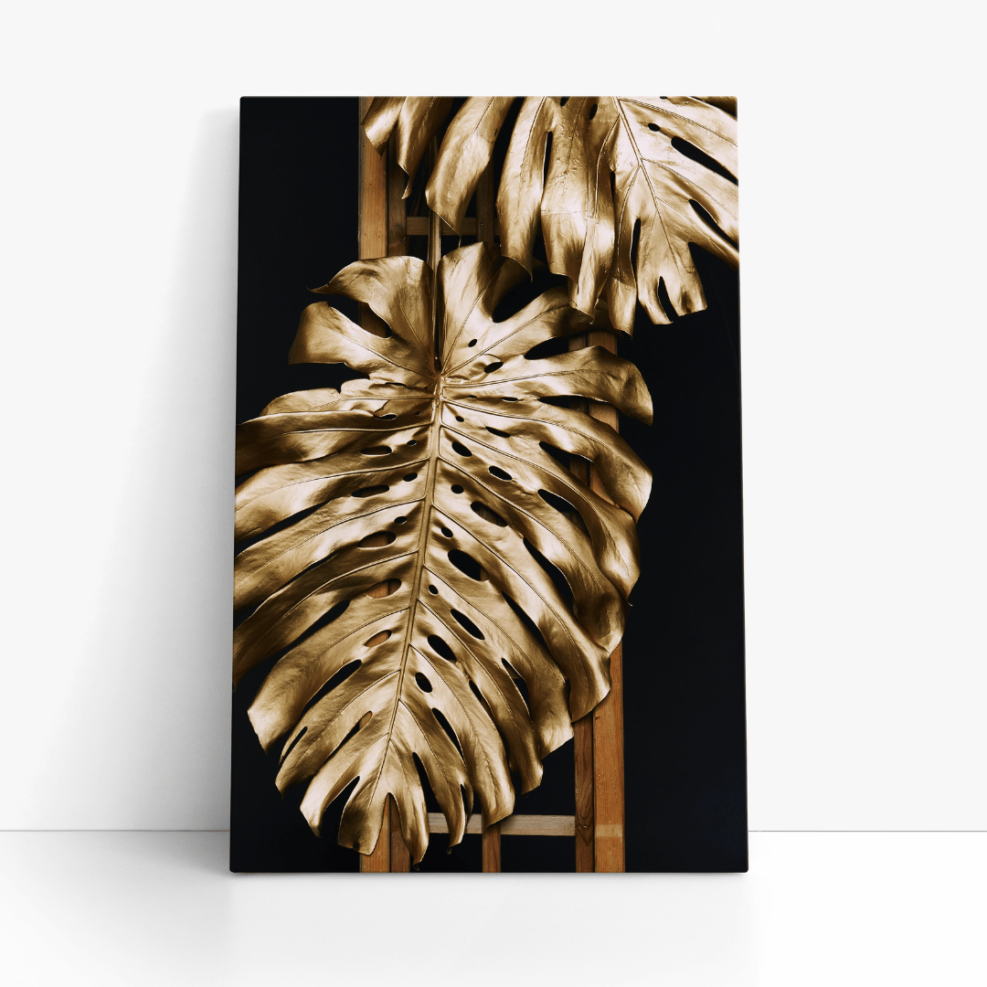 Golden Bloom Canvas
