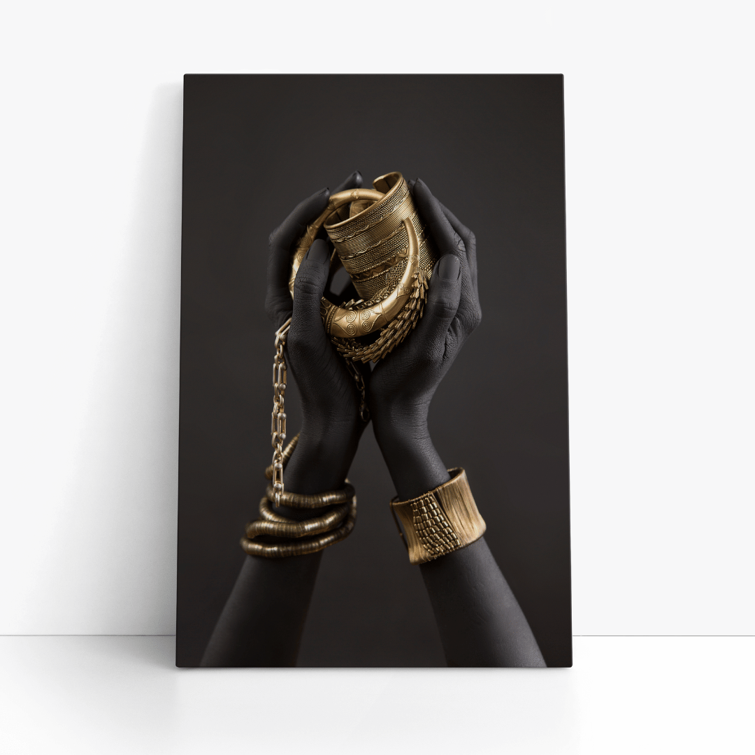 The Golden Embrace Canvas