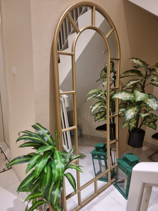 Golden Standing Mirror