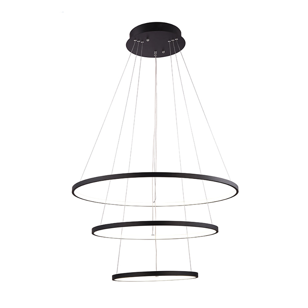 Modern 3-Ring LED Chandelier  Pendant Light