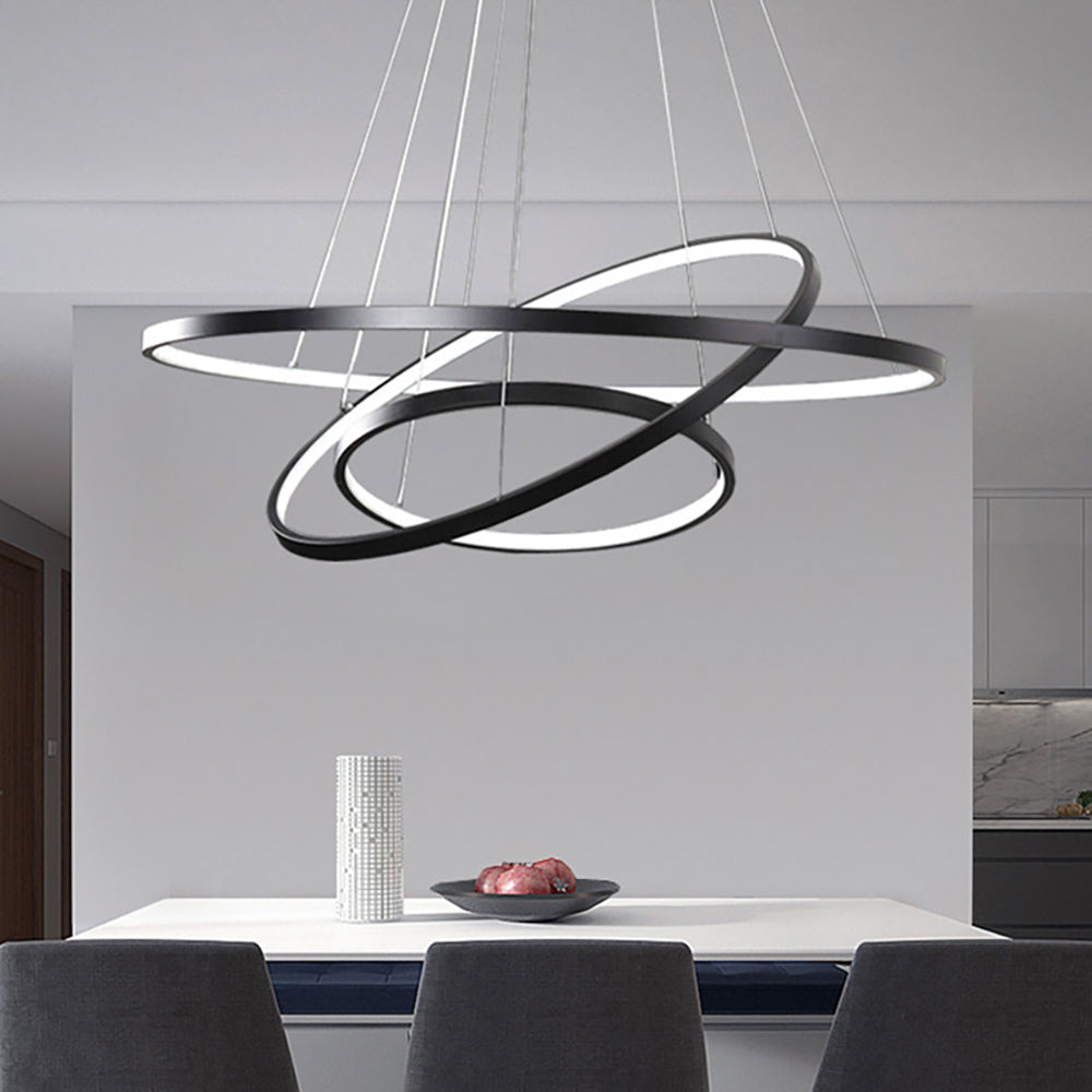 Modern 3-Ring LED Chandelier  Pendant Light