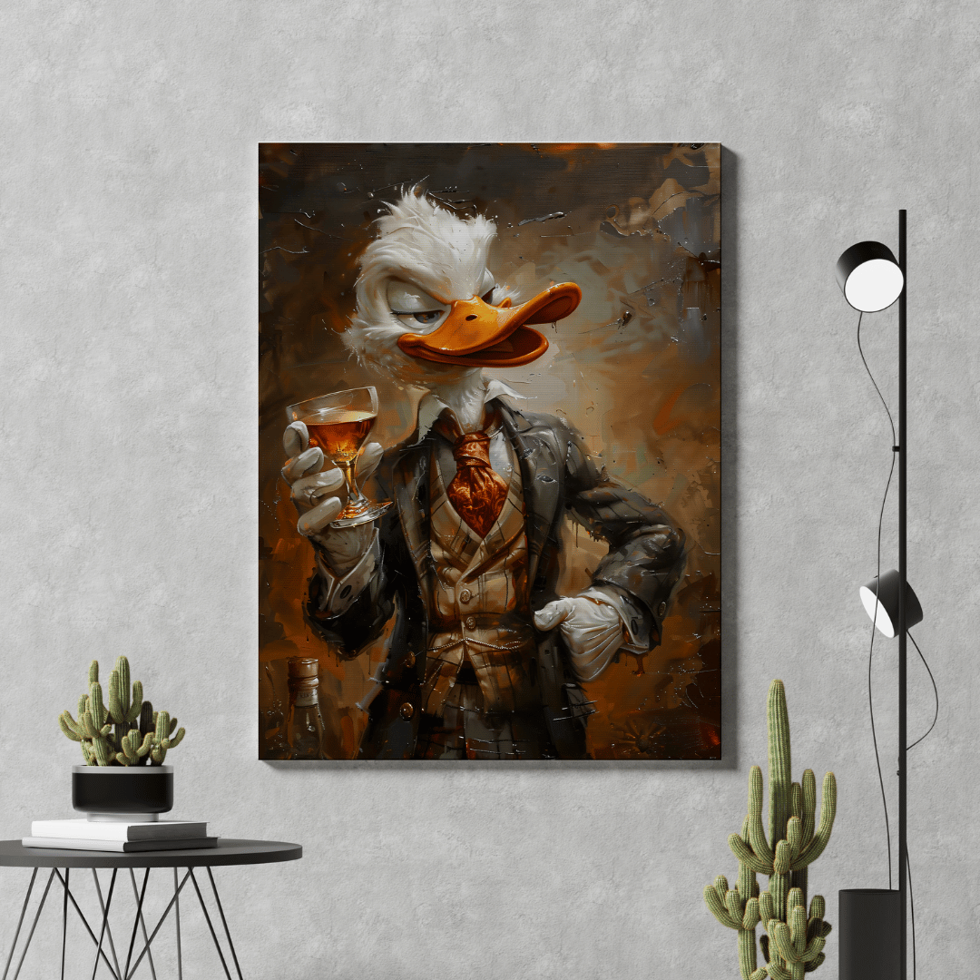 High Society Duck Canvas