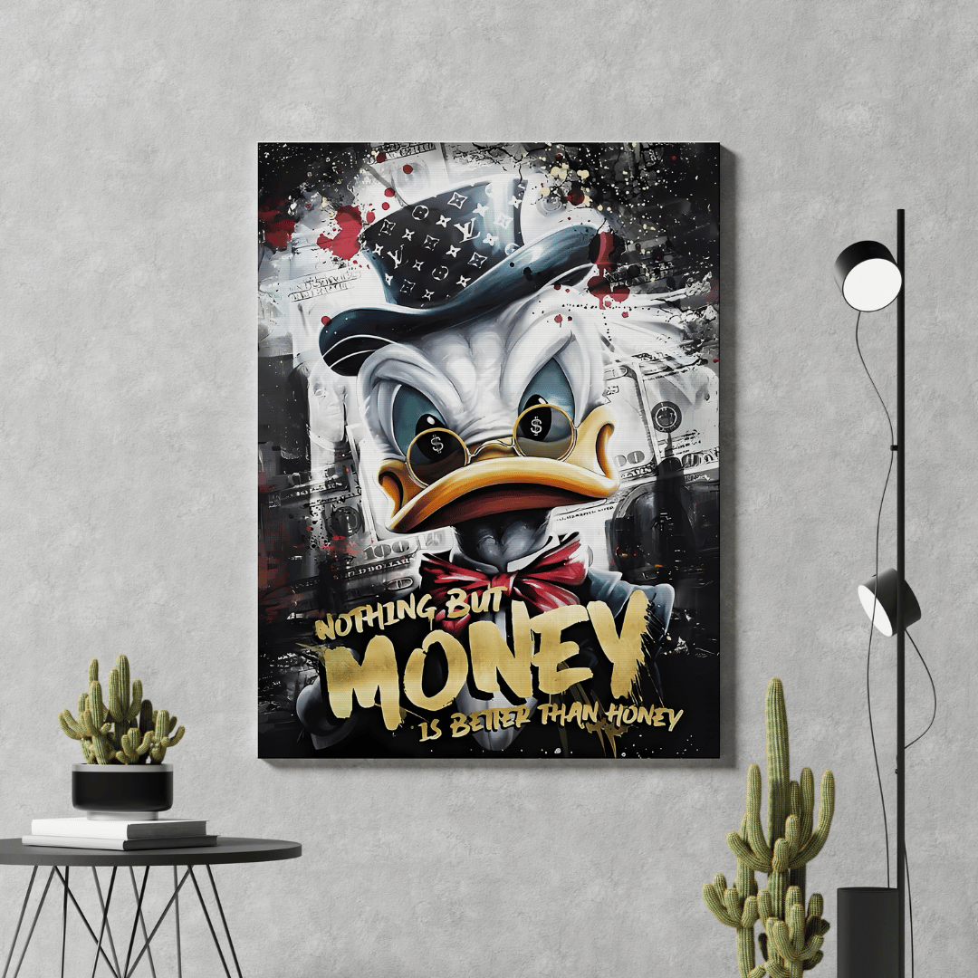 Dollar Duck Canvas