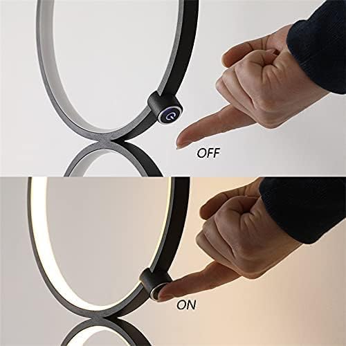 Modern Ring Touch Switch LED Floor Light