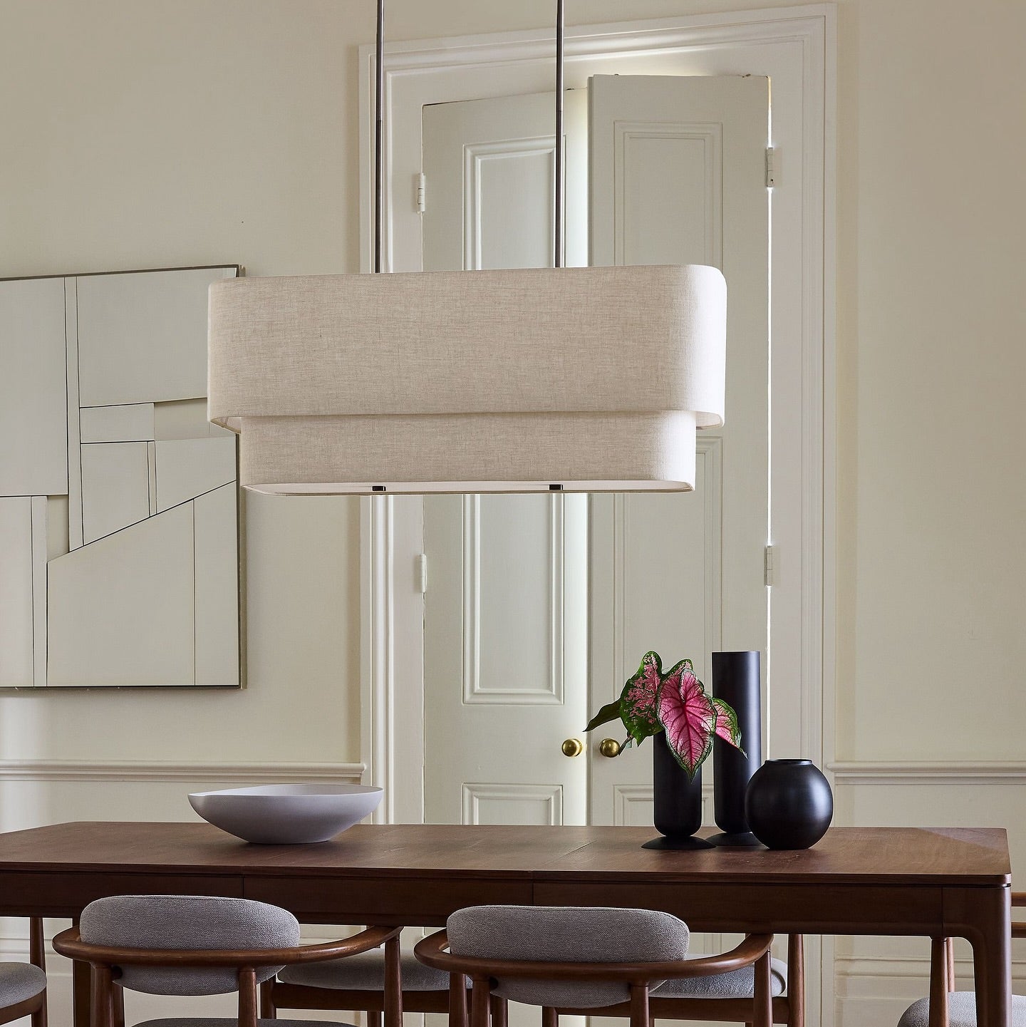 Aleena Modern Farmhouse Linear Pendant