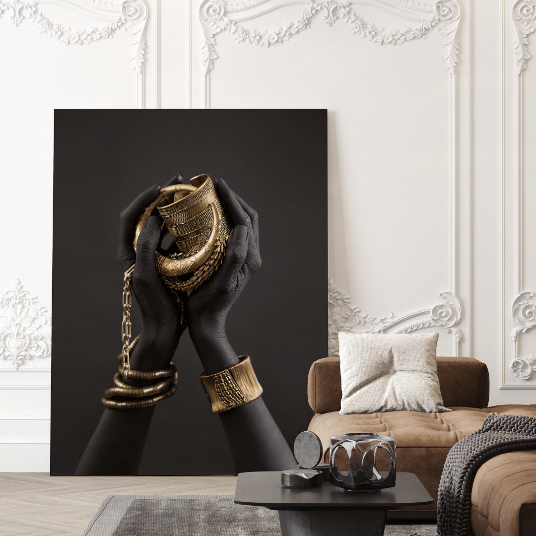 The Golden Embrace Canvas