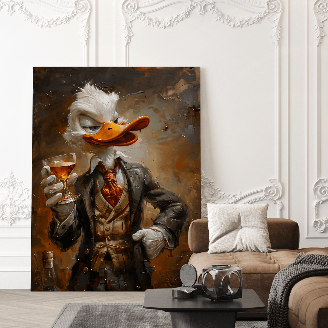 High Society Duck Canvas