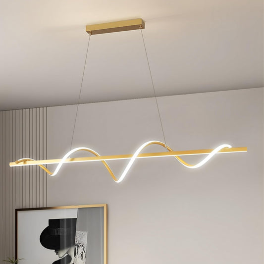 Wave Shape Modern LED Chandelier