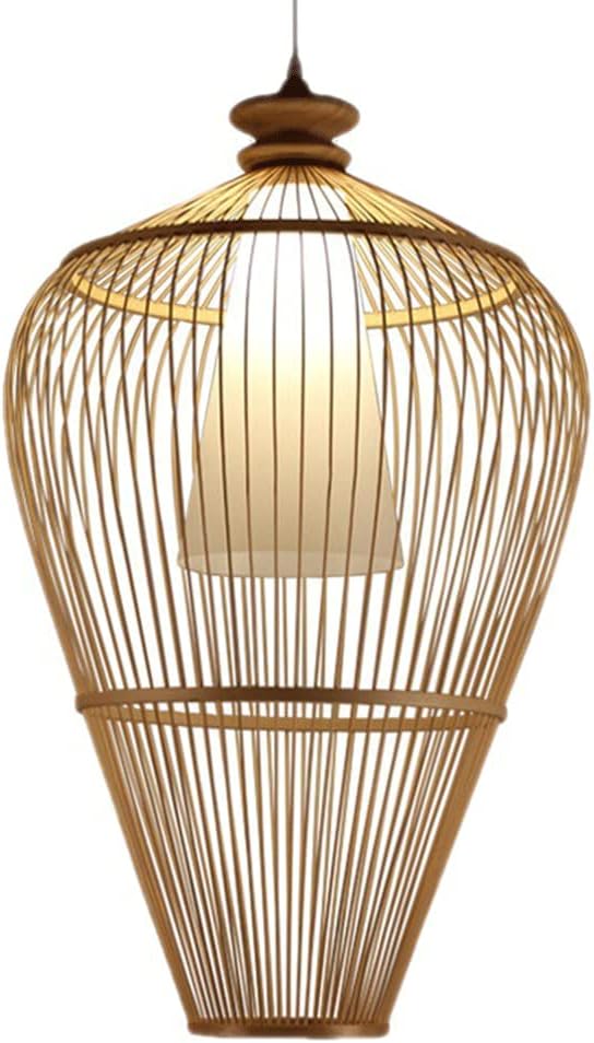 Bamboo Hanging Lamp Large Bamboo Pendant Light