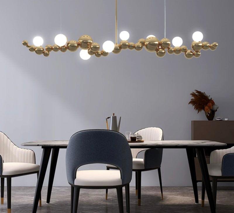 Bubbly Linear Chandelier