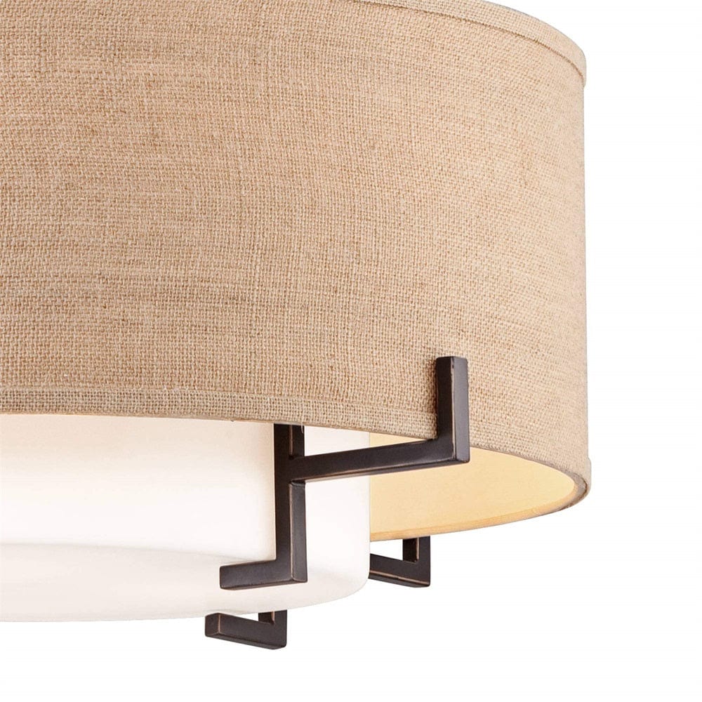 Drum Fabric Pendant Light