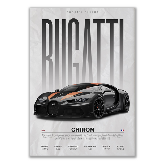 Bugatti Chiron Canvas