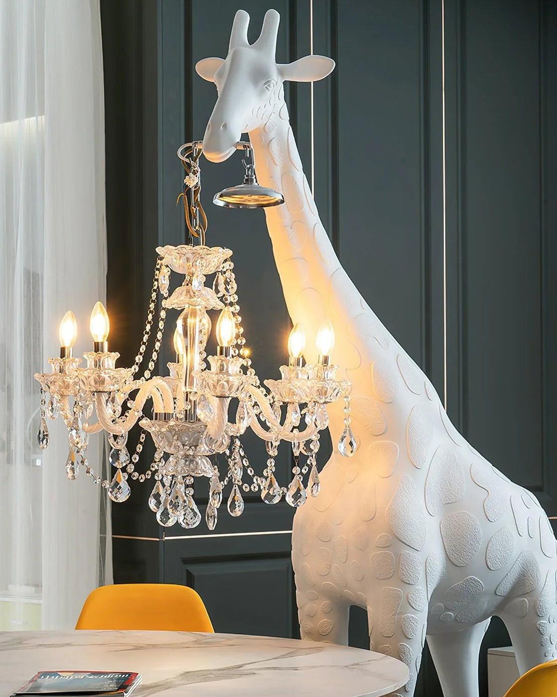 Animal Sculpture Giraffe Floor Lamp