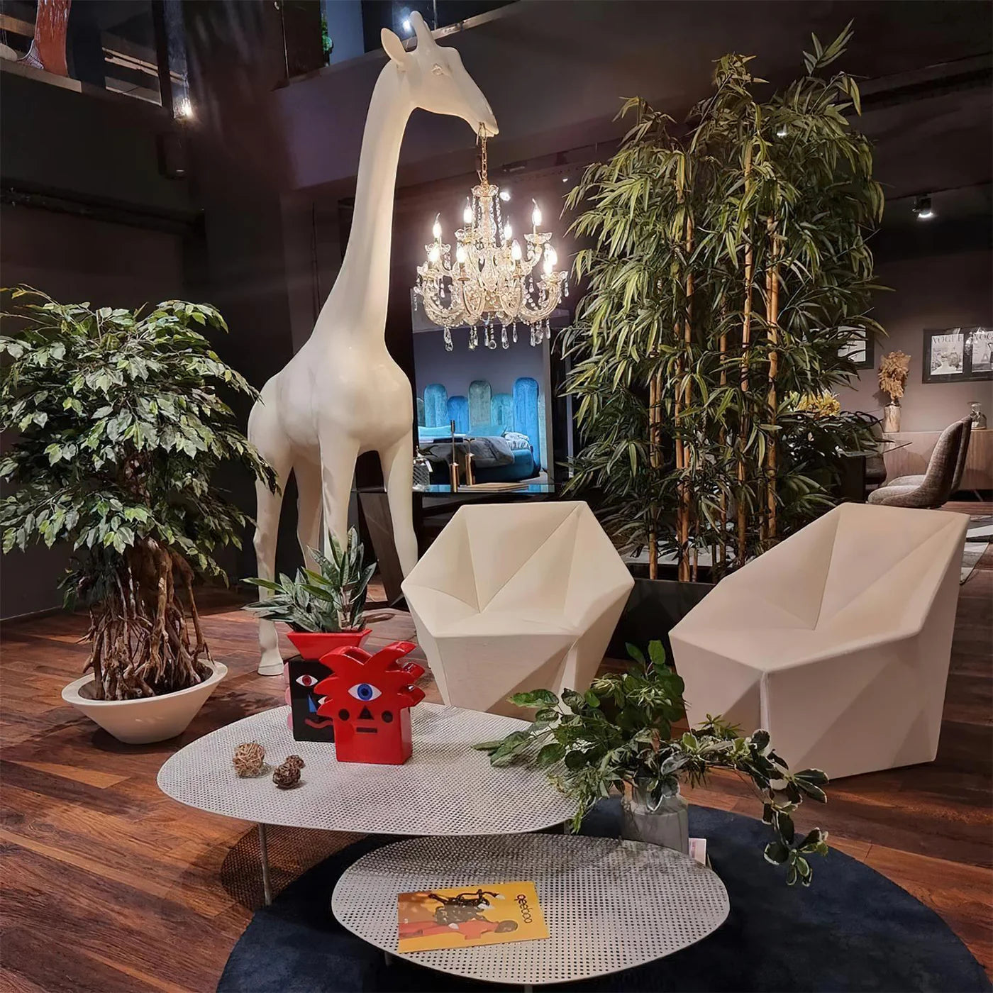 Animal Sculpture Giraffe Floor Lamp