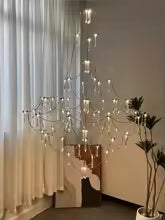 Rotating Italian Crystal Lamp LED Chandlier