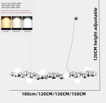 Bubbly Linear Chandelier