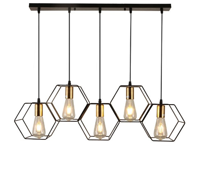 MODERN DESIGN 5 HEAD PENDANT LAMP