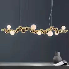 Bubbly Linear Chandelier